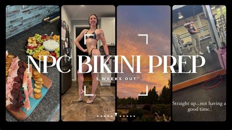Bikini Prep Series 3 Weeks Out From Show Day YouTube