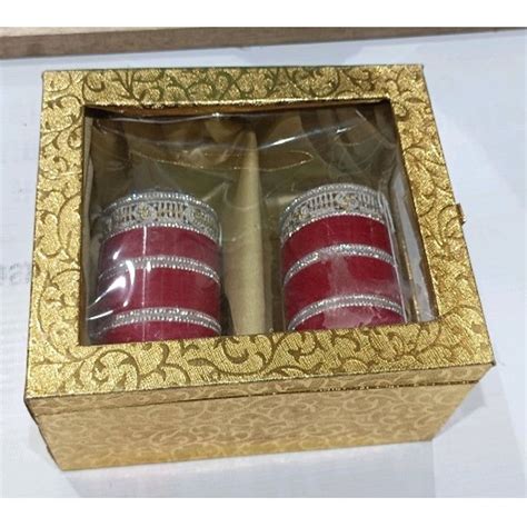 Red And Silver Plastic Bridal Bangle Set At Rs 999box In New Delhi