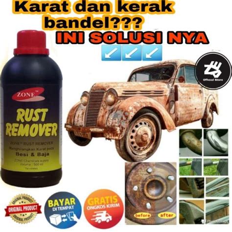 Promo Rust Remover Penghilang Atau Perontok Karat Pada Besi Baja