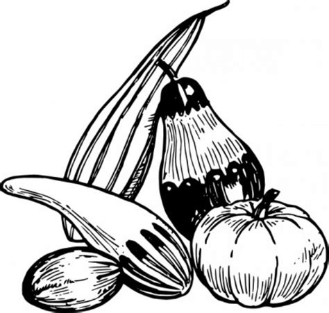 Vegetables Outline Clipart Best