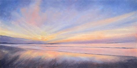 Sunrise Ocean Oil Painting Original Seascape Landscape - Etsy