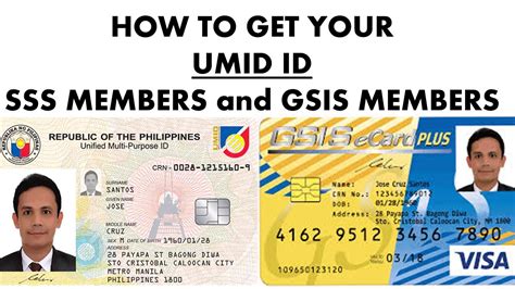 Paano Kumuha Ng Umid Card Para Sa Sss At Gsis Members How To Get Umid