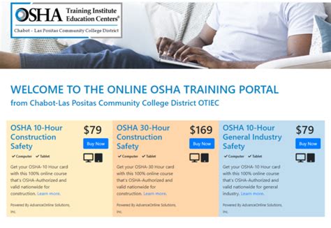 OSHA 10 Hour And 30 Hour Online Courses Now Available OSHA Authorized