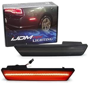 IJDMTOY 2 Smoked Lens Rear Side Marker Lamps With 36 SMD Red LED