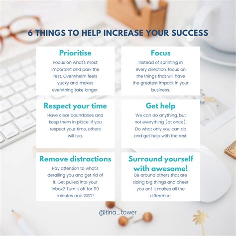 6 things to help you increase your success
