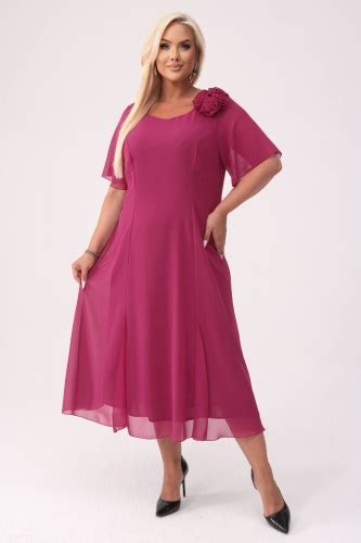 Eleganckie Sukienki Dla Puszystych Modne Suknie Plus Size Xxl