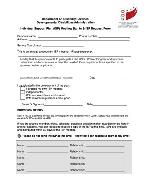 Fillable Online Dds Dc ISP Sign In Sheet And Form Dds Dds Dc Fax