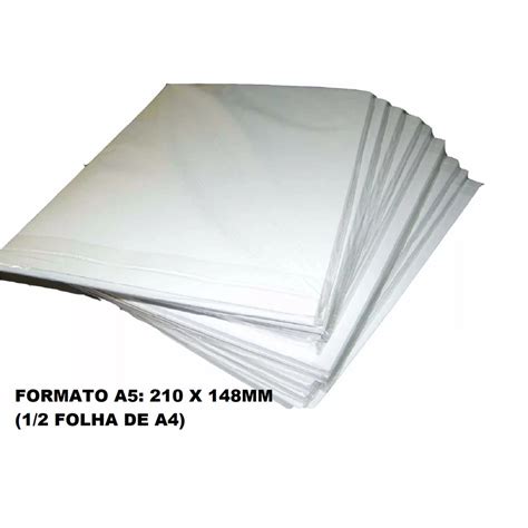 100 folhas Papel Fotográfico Glossy 180g A5 A prova d água 210 x 148mm