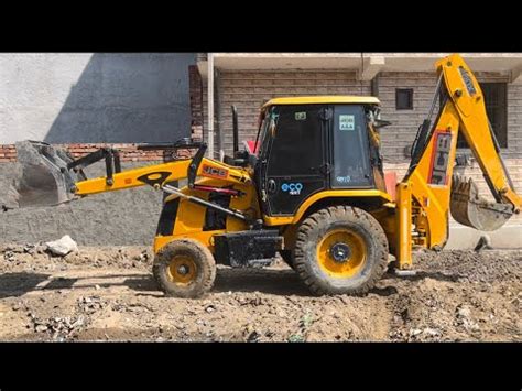 Jcb 3Dx Backhoe Loader Working For New Bridge Construction Jcb Dozer