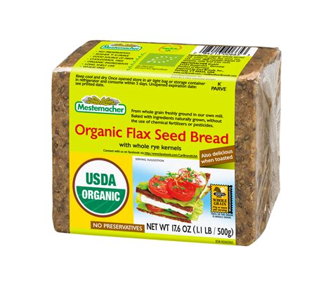 Organic Flax Seed Bread – Mestemacher