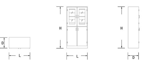 Freestanding Floor Cabinet for Laboratory Glassware | SSET