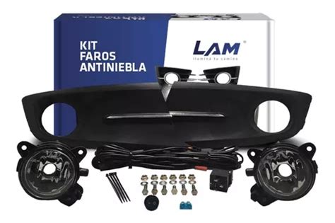 Kit Faros Auxiliar Vw Suran Con Rejillas Vira Cromada