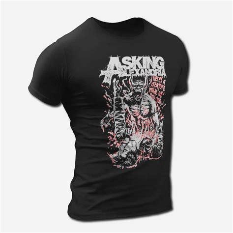 Asking Alexandria Artwork T-Shirt, Heavy Metal Merch – Metal Band T-Shirt | Metal Band Tee Shirts