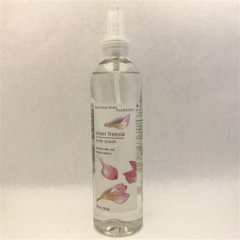 Bath And Body Works Pleasures Sheer Freesia Fragrance Mist Spray Splash 8