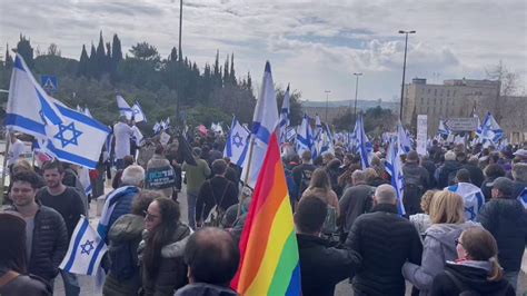 Insider Paper On Twitter JUST IN Thousands Protest Outside Israel