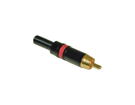 Neutrik REAN RCA Phono Plug Gold Red