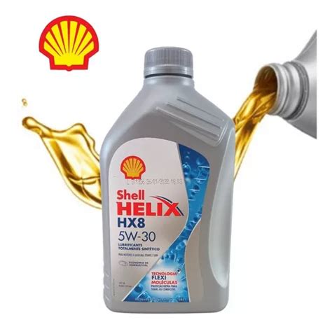 Kit Oleo Lubrificante De Motor Shell Helix Hx W Api Sp R Em