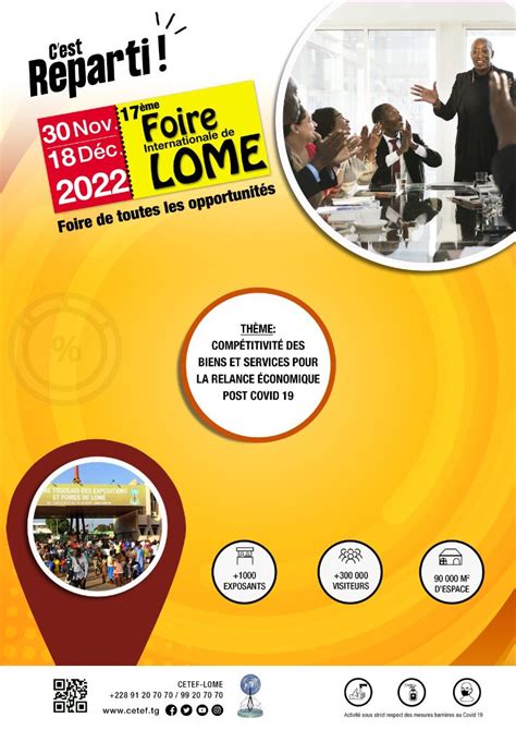 17e Foire Internationale de Lomé des retombées économiques positives