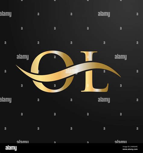 Letter Ol Logo Design Template Ol O L Letter Logo Modern Flat