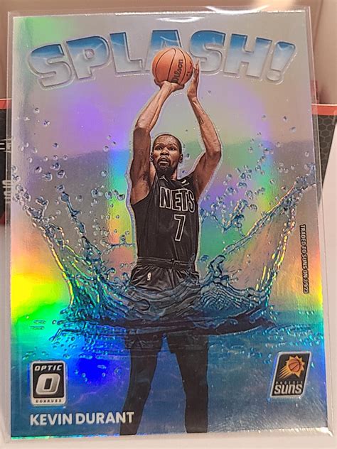 Kevin Durant Holo Ungraded Panini Donruss Optic Splash