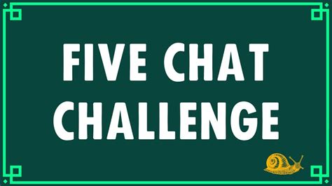 Five Chat Challenge Rebel Toolkit