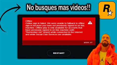 Error De Rockstar Launcher Modo Offline Soluci N Definitiva