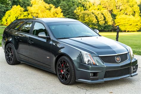 No Reserve 14k Mile 2013 Cadillac Cts V Wagon 6 Speed For Sale On Bat