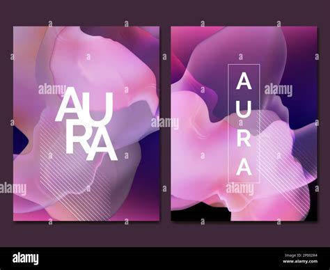 Vector Minimal Abstract Smoke Or Aura Effect Background Card Book