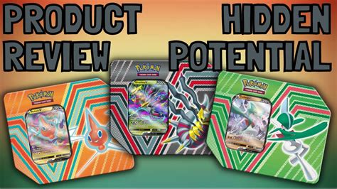 Product Review Pokemon Hidden Potential Tins Fall Youtube