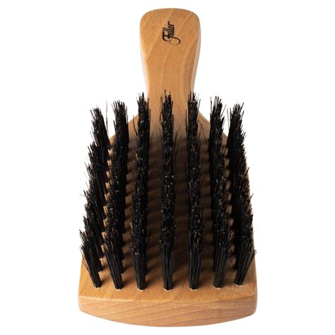 Wood Club Hairbrush W Natural Boars Hair Bristles Unique Pattern Hair Brushes — Fuller Brush