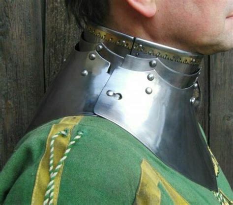 Medieval Knight Armor Gorget Neck Protection Re Enactment Warrior