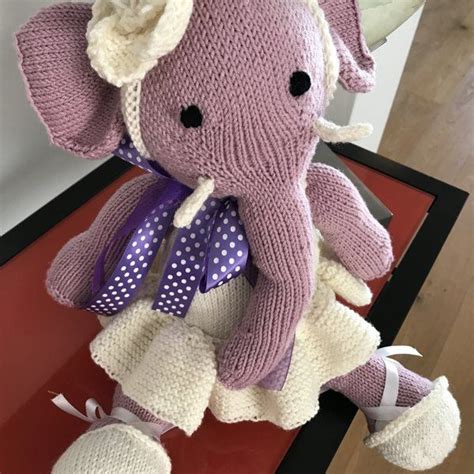 Elephant Knit A Teddy Knitting Pattern By Knitables Teddy Bear