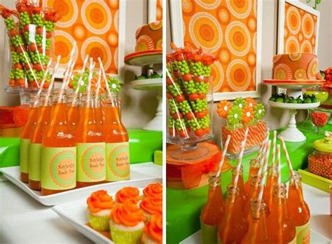 106 Best Orange Party Images On Pinterest Orange Party Anniversary Parties And Birthday