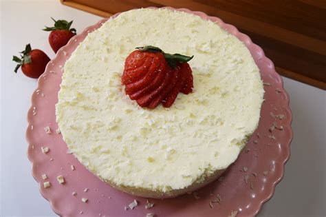 Cocinando Para La Felicidad Tarta Sin Horno De Chocolate Blanco Y Fresas