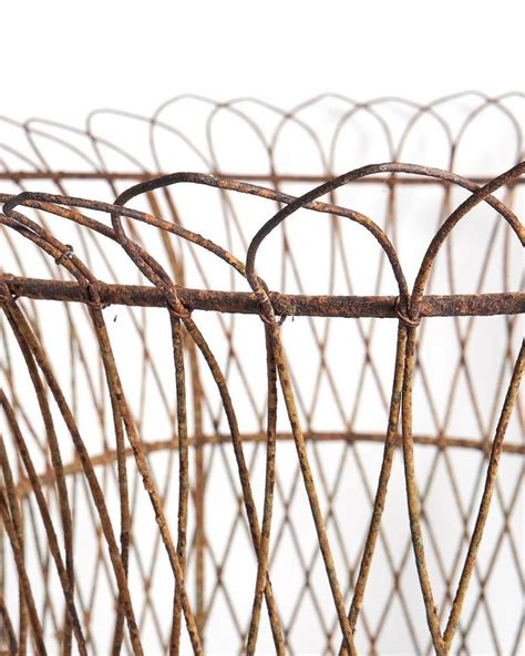 Exceptionally Large Rare Wire Basket French Napoleon Iii For Sale At