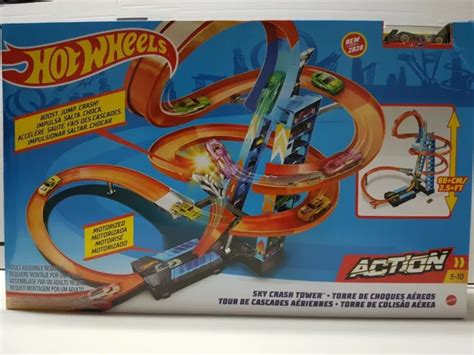 Hot Wheels Sky Crash Tower Track Set Brand New Picclick Ca
