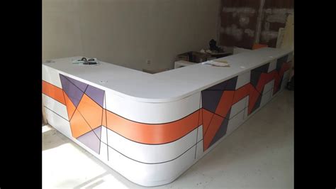 17 Desain Meja Pelayanan Kantor Desain Furniture