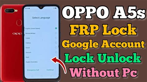 Oppo A S Cph Frp Bypass Android Google Account Unlock