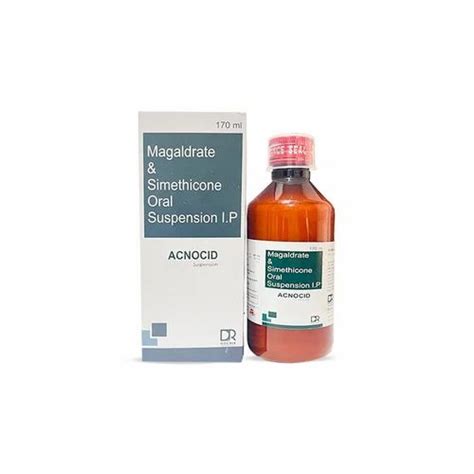 Acnocid Syrup Magaldrate Simethicone Oral Suspension For Clinical