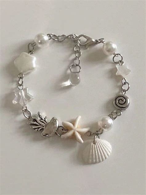 Pc Fashionable Handmade Natural Pearl White Ocean Starfish Shell