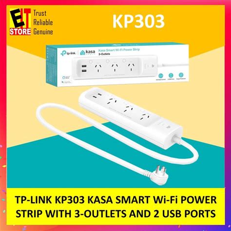 Tp Link Kp Kasa Smart Wi Fi Power Strip With Outlets And Usb