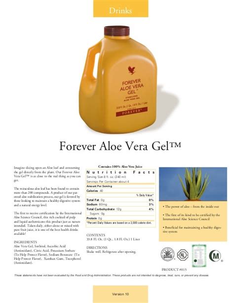 Forever Aloe Vera Gel - Forever Living products