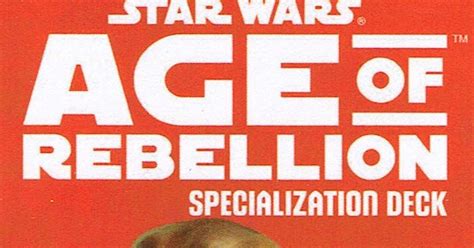 Age Of Rebellion Specialization Deck Ace Rigger RPG Item RPGGeek