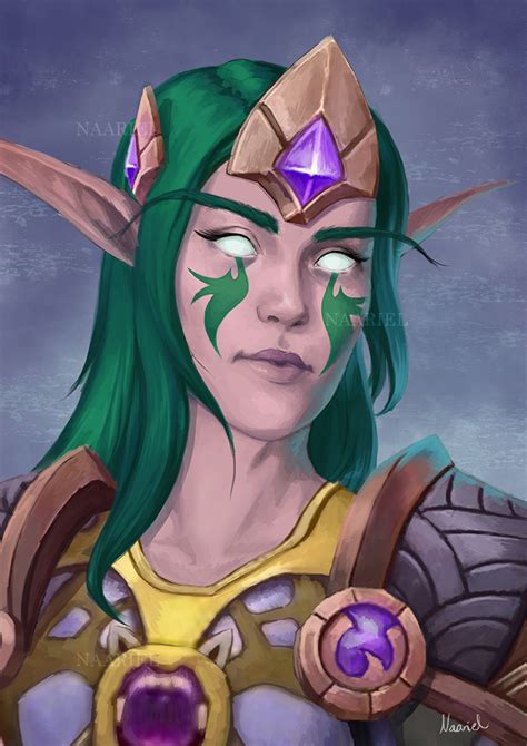 Night Elf World Of Warcraft Commission By Naariel On Deviantart