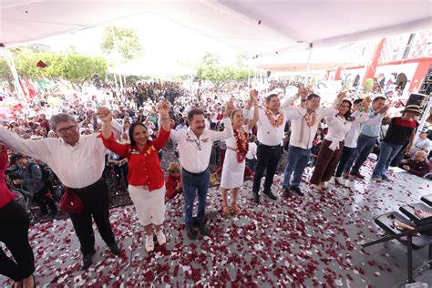 Reciben Mil Poblanos A Claudia Sheinbaum Y A Alejandro Armenta En La