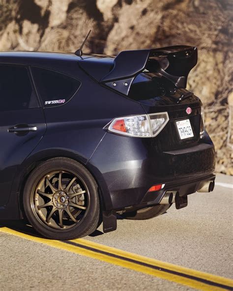 Vr Aero Carbon Fiber Rally Wing Subaru Sti Hatchback Only 2008 2014 Ubicaciondepersonascdmx