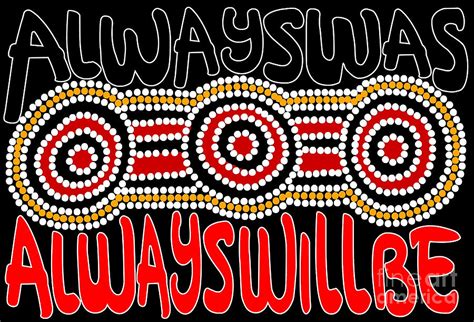 Always Was Always Will Be Aboriginal Land Aboriginal Art Poster Digital