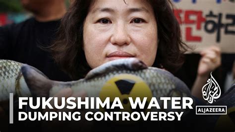 Fukushima water dumping controversy: Protests against release of ...