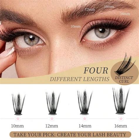 Diy Lash Extension Kit Volume Lash Clusters C Curl Individual Lashes Lash Clusters Kit Thick