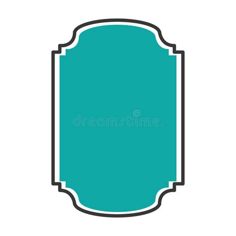 Elegant Badge Seal Icon Stock Vector Illustration Of Ornate 93935658